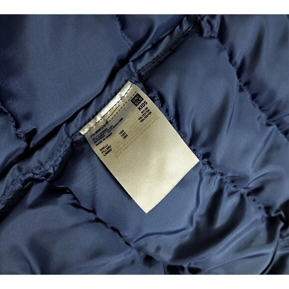 UNIQLO Boy's Size 11-12 Navy Blue Ultra Light Vest Zip Jacket Coat - Picture 6 of 10
